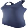 Epic Girl's Racerback Tagless Stretch Tank Top Blue XS view 1