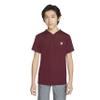 Hurley Boys' Soft Basic T-Shirt, Deep Maroon, M view 3
