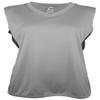 Epic Girl's Line Drive Sleeveless Softball Jersey for Grey/Black M view 3