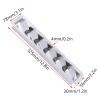 Aramox 6 Slots Marine Boat Vent Grille Louver Shutter Air Ventilation 316 Stainless Steel Accessory view 4