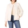Amazon Essentials Women's Waist Padded Bomber Jacket, Ivory, Small view 1