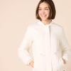 Amazon Essentials Women's Waist Padded Bomber Jacket, Ivory, Small view 4