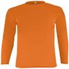 Epic Youth Cooling Performance Long Sleeve Crew T-Shirts (18- Colors Available) Orange S view 2