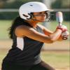 Epic Girl's Line Drive Sleeveless Softball Jersey for Black/White M view 2