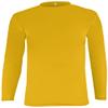 Epic Youth Cooling Performance Long Sleeve Crew T-Shirts (18- Colors Available) Yellow S view 2