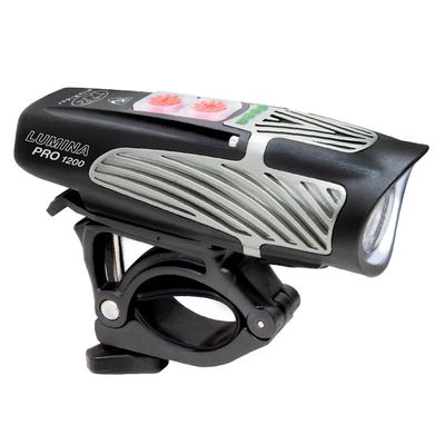 NiteRider Lumina Pro 1200 Front Bike Light Rechargeable MTB Road Commuter Bike Light Powerful Lumens Water Resistant Bicycle Headlight LED Front Light Easy to Install Cycling Safety