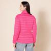 Amazon Essentials Women's Lightweight Long-Sleeve Water-Resistant Packable Puffer Jacket (Available in Plus Size), Hot Pink, Large view 3