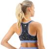 TYR Women's Durafast Elite Lyn Racerback Swim Top, Black Carbon Hex, 12 view 3