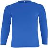Epic Youth Cooling Performance Long Sleeve Crew T-Shirts (18- Colors Available) Blue L view 2