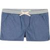 Calvin Klein Girls' Pull-On Jean Shorts, Lightweight Denim, Ribbed Waistband & Functional Pockets, Medium Chambray, 8-10 view 1