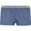 Calvin Klein Girls' Pull-On Jean Shorts, Lightweight Denim, Ribbed Waistband & Functional Pockets, Medium Chambray, 8-10 view 2