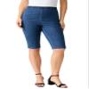 Roaman's Women's Plus Size Comfort Stretch Bermuda Jean Short - 40 W, Medium Stonewash view 1