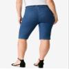 Roaman's Women's Plus Size Comfort Stretch Bermuda Jean Short - 40 W, Medium Stonewash view 2