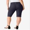 Roaman's Women's Plus Size Comfort Stretch Bermuda Jean Short - 34 W, Indigo Wash view 2