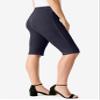 Roaman's Women's Plus Size Comfort Stretch Bermuda Jean Short - 34 W, Indigo Wash view 3