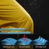 33,000ft Men's Rain Pants, Waterproof Rain Over Pants, Windproof Outdoor Pants for Hiking, Fishing view 3