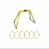 Kwik Goal Hex Rings, Yellow, Set of 6 view 1