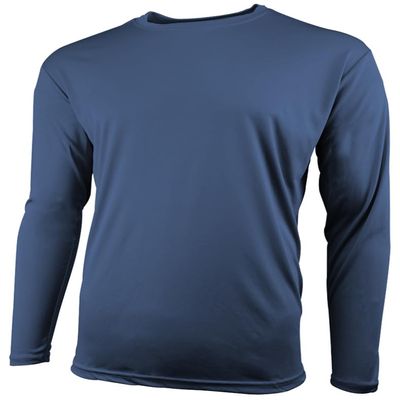 Epic Youth Cooling Performance Long Sleeve Crew T-Shirts (18- Colors Available) Blue S