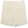 Calvin Klein Girls' Jean Shorts, Stretch Denim, Boyfriend Fit, Mid to High Rise, Seed Pearl/Cuff, 12 view 3