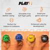 Play 9 Weighted Softballs for Pitching (Leather Set of 4) Size of Softballs view 4