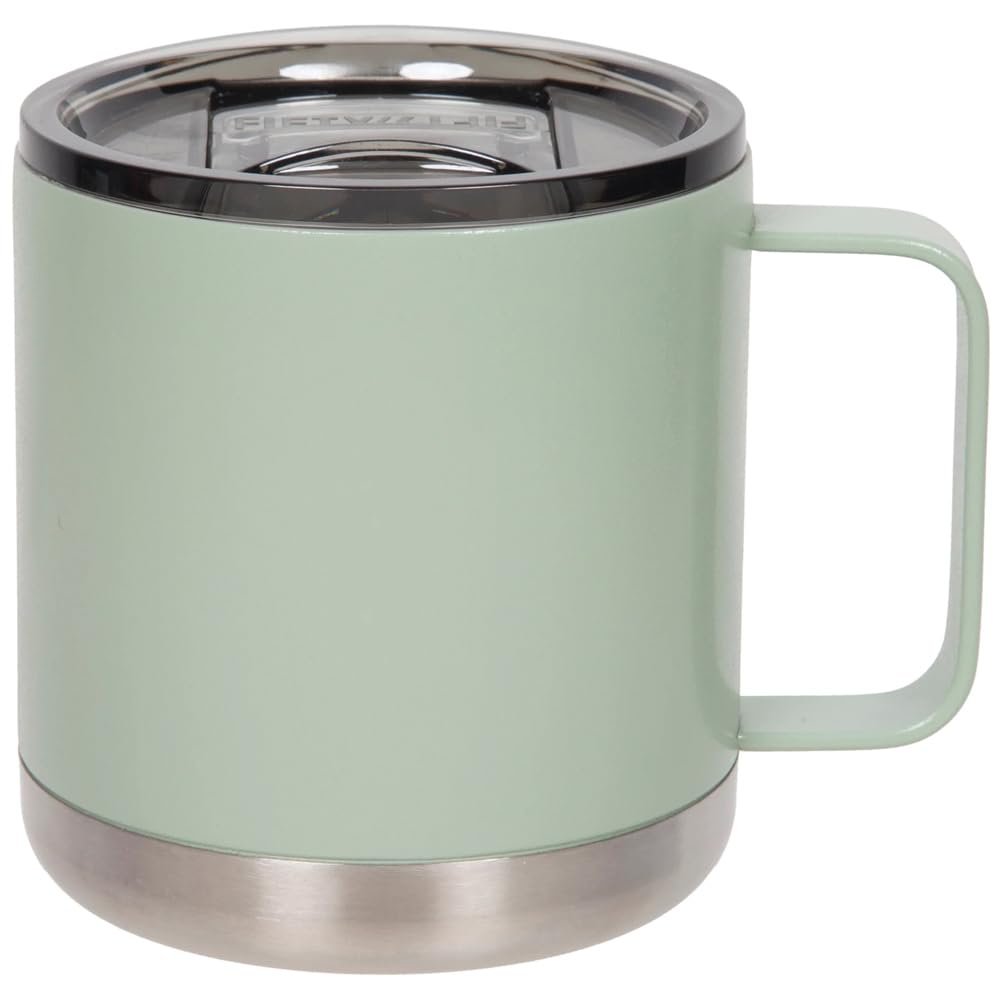 FIFTY/FIFTY 15oz - Sage Camp Mug with Slide Lid