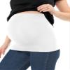 KIM S Set of 3 Pregnancy Support Belt Belly Belt for Pregnancy Maternity Band Belly Bands Pregnancy Belly Support Band Belly Bands for Pregnant Women Belly Band for Pregnancy Black White Grey 4 view 2