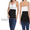 KIM S Set of 3 Pregnancy Support Belt Belly Belt for Pregnancy Maternity Band Belly Bands Pregnancy Belly Support Band Belly Bands for Pregnant Women Belly Band for Pregnancy Black White Grey 4 view 4