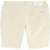 Calvin Klein Girls' Bermuda Jean Shorts, Stretch Denim, Skinny Fit, Roll-Up Cut-Off Hem, Seedpearl/Slant Hem, 12 view 2