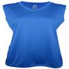 Epic Girl's Line Drive Sleeveless Softball Jersey for Blue/White M view 3