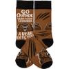 Primitives by Kathy Go Outside Worst Case ScenarioA Bear Gets You Socks view 2