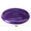 GOMMER Inflatable Yoga Massage Mat Yoga Balance Disc Massage Pad Cushion Mat Round Inflatable Ball Durable Universal Sports Gym Fitness for Bodybuilding (Color : Grey with Pump) view 3