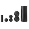 GOMMER 3/5pcs Yoga Massage Roller&Fitness Ball Foam Roller Set for Back Pain Self-Myofascial Treatment Pilates Muscle Release Exercises for Bodybuilding (Color : Black 5PCS) view 1
