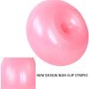 GOMMER Yoga Doughnut Stability Exercise Ball Childbirth Yoga Ball Pilates Training Home Fitness Equipment Pilates Balance Ball for Bodybuilding (Color : 55cm Purple) view 3