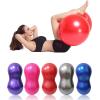 Yoga Balls Sports Pilates Fitness Peanut Exercise Thicken Gym Fit Ball Exercise Pilates Workout Massage Balance Ball at Home for Bodybuilding (Color : Gris) view 2