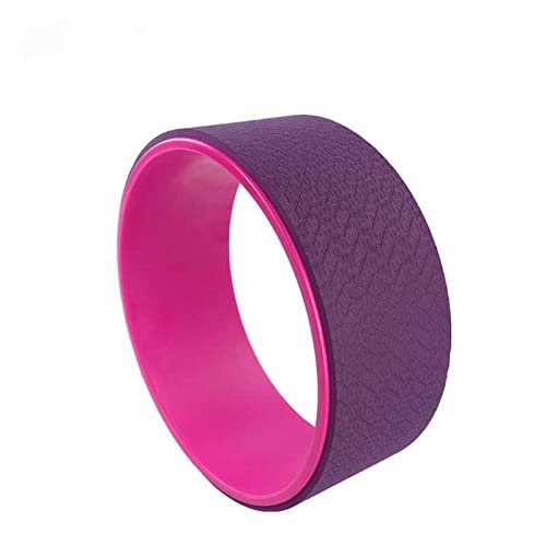 Yoga Wheel TPE Non-Slip Yoga Spine Roller Wheel Circle for Back Pain Ain Relief and Improving Backbends Flexibility Training for Bodybuilding (Color : Green)