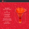 Hornady Basic Powder Funnel, 586051 - Anti-Static Funnel Fits All Calibers Between .22 -.45 - Avoid Messy Powder Spills Featuring a Tapered Mouth, Squared Rim Design, and Double-Stepped Abutment Neck view 4