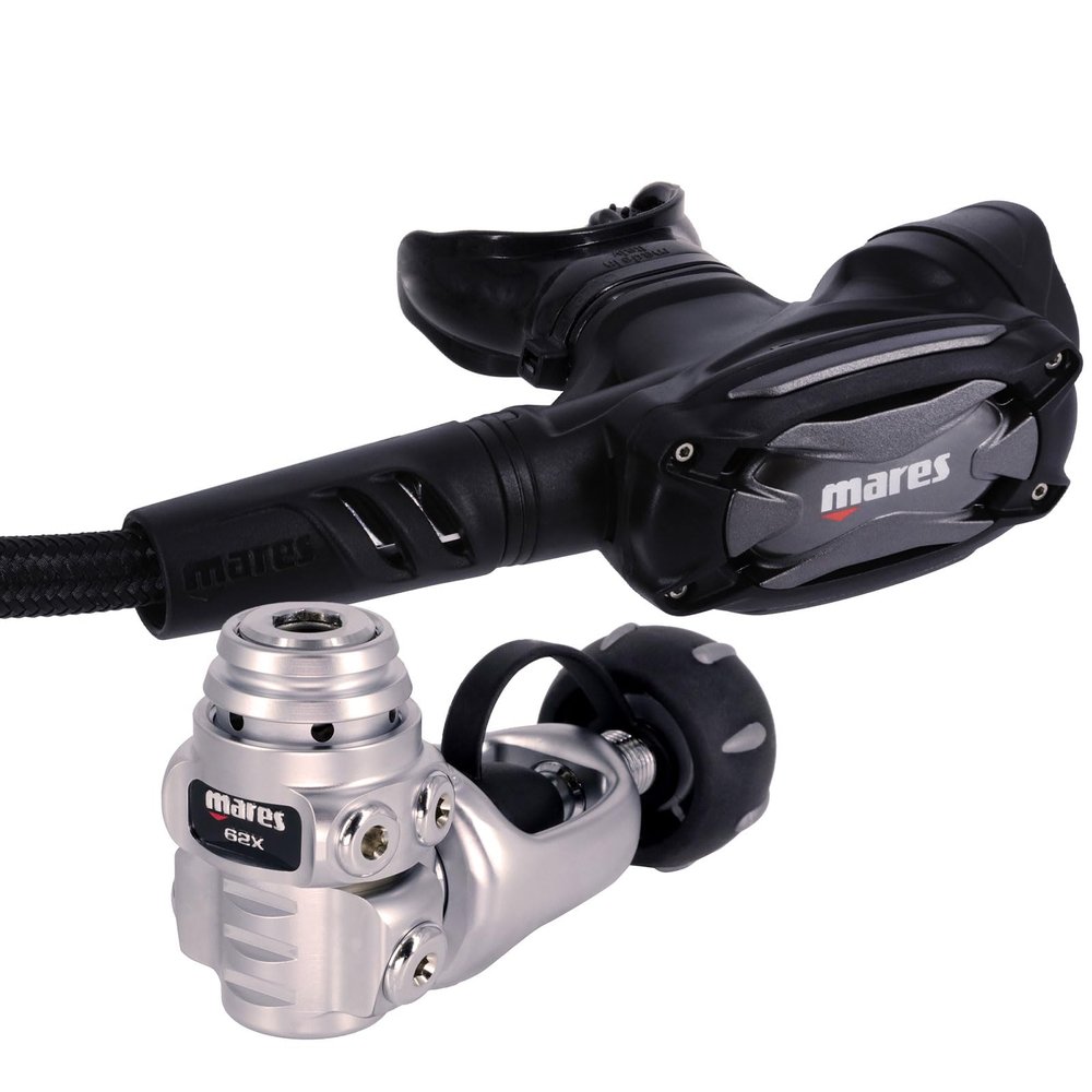 Mares SXS 62X Scuba Diving Regulator Set - First (INT) and Second Stage