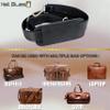 Hell Blues Genuine Leather Black Shoulder Strap Replacement Adjustable with Metal Hook for Messenger Briefcase Shoulder Duffel Laptop Bag view 2
