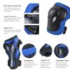 Kids Bike Helmet for 3-5-8-14+ Age Girls and Boys, Kids Helmet with Knee Pads Elbow Pads Wrist Guards,Ventilation Multi-Sport Scooter Roller Skate Rollerblading Skateboarding Climbing Cycling view 2