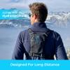 FITLY Sub90 Running Hydration Vest - Lightweight Running Pack for Men & Women with Phone Holder, Storage, Thoracic Belt - Water Pack - Carry Personal Items While Running - Blue view 3