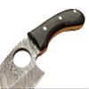 Custom handmade Damascus steel Gut Hook Skinning Knife view 4