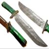 Custom handmade Fixed Blade Hunting Rambow Bowie Knife view 1