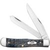 Case XX WR POCKET KNIFE TRAPPER - POCKET WORN GRAY BONE CRANDALL JIG, ITEM 58410, LENGTH CLOSED 4 1/8 INCH (6254 CS) view 1