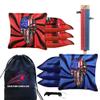 CornholeGamesUSA Pro Cornhole Bags Set of 8 Regulation - Professional Cornhole Bags for Tournament Play, Slick n Stick Bean Bags for Cornhole, Corn Hole Bags Regulation Set of 8- Made in USA view 1