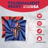 CornholeGamesUSA Pro Cornhole Bags Set of 8 Regulation - Professional Cornhole Bags for Tournament Play, Slick n Stick Bean Bags for Cornhole, Corn Hole Bags Regulation Set of 8- Made in USA view 2