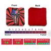CornholeGamesUSA Pro Cornhole Bags Set of 8 Regulation - Professional Cornhole Bags for Tournament Play, Slick n Stick Bean Bags for Cornhole, Corn Hole Bags Regulation Set of 8- Made in USA view 3
