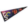 2022 Super Bowl LVI Dueling Teams Pennant Flag view 1