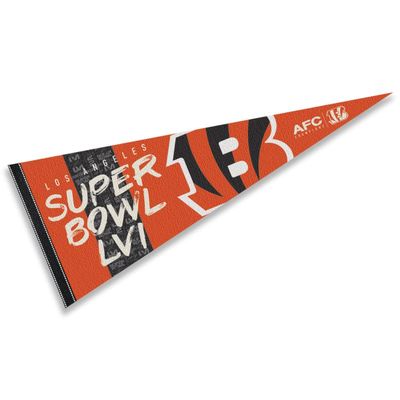 Bengals 2022 Super Bowl LVI Bound Full Size Large Pennant