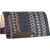 Classic Equine Sensorflex Wool Straight Top Saddle Pad, 3/4-inch Thick, Navy-Chestnut, 34-inch x 38-inch (CSWFP3422NVCST) view 1
