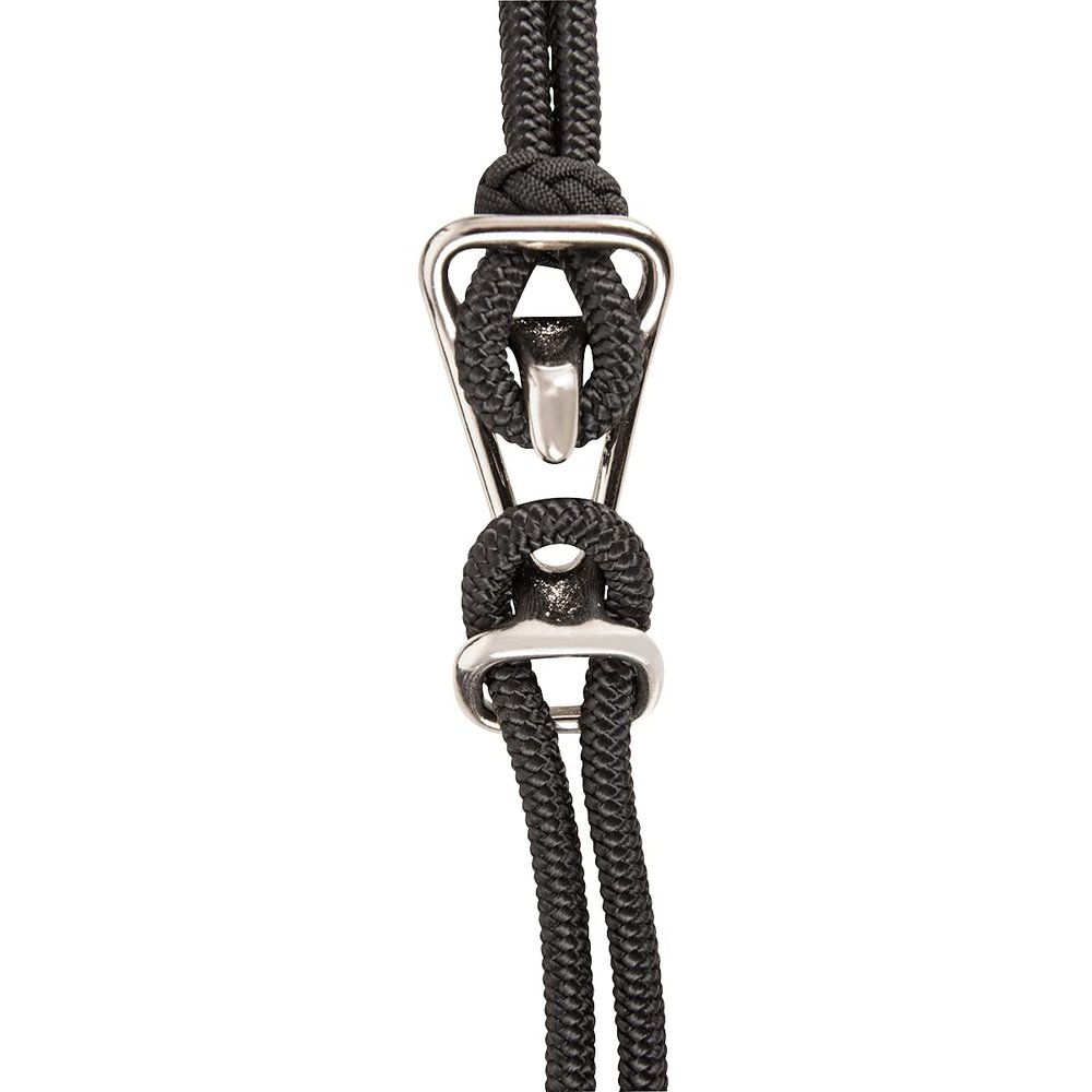 Classic Equine Black Premium Quick Change Halter with 9ft Lead Black Average